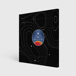 Холст квадратный The Constellation, цвет: 3D-принт