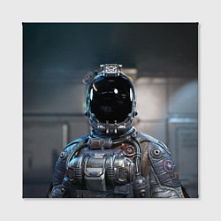 Холст квадратный Starfield astronaut, цвет: 3D-принт — фото 2