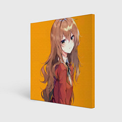 Холст квадратный Toradora Тайга Айсака, цвет: 3D-принт