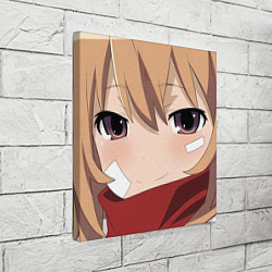 Холст квадратный Toradora Тайга Айсака, цвет: 3D-принт — фото 2