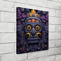 Холст квадратный Орнамент в стиле ацтеков, цвет: 3D-принт — фото 2