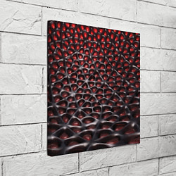 Холст квадратный Гранатовые зёрна абстракция, цвет: 3D-принт — фото 2