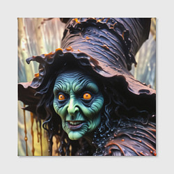 Холст квадратный Ужасная восковая ведьма, цвет: 3D-принт — фото 2