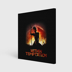 Холст квадратный Within Temptation Sharon, цвет: 3D-принт