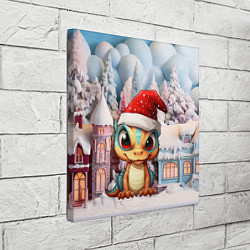 Холст квадратный Маленький дракончик 2024 год, цвет: 3D-принт — фото 2