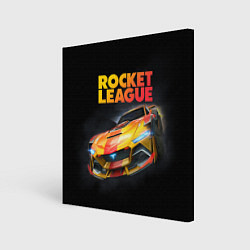 Холст квадратный Rocket League - Tyranno GXT, цвет: 3D-принт