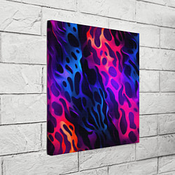 Холст квадратный Камуфляж из ярких красок, цвет: 3D-принт — фото 2