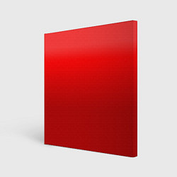 Холст квадратный Кроваво-красный градиент, цвет: 3D-принт
