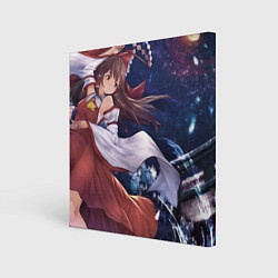 Холст квадратный Touhou Project Рейму Cute, цвет: 3D-принт