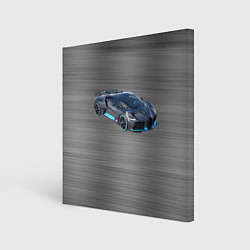 Холст квадратный Bugatti Divo - Бугатти, цвет: 3D-принт