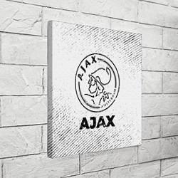 Холст квадратный Ajax с потертостями на светлом фоне, цвет: 3D-принт — фото 2