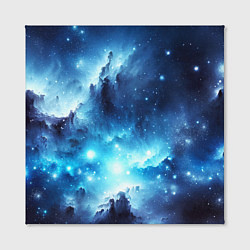 Холст квадратный Космический голубой пейзаж, цвет: 3D-принт — фото 2