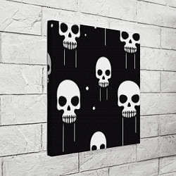 Холст квадратный Слёзы черепов, цвет: 3D-принт — фото 2