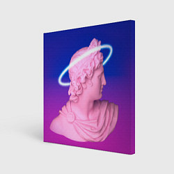 Холст квадратный Vaporwave neon, цвет: 3D-принт