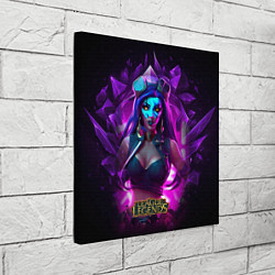 Холст квадратный League Of Legends Akali Kda, цвет: 3D-принт — фото 2