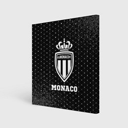 Холст квадратный Monaco sport на темном фоне, цвет: 3D-принт