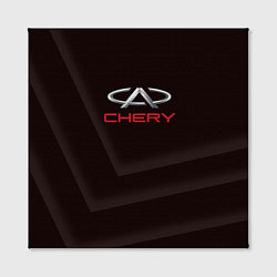 Холст квадратный Cherry - logo, цвет: 3D-принт — фото 2