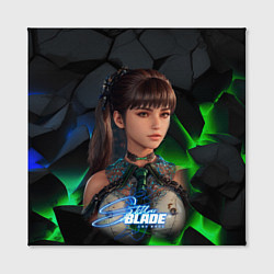Холст квадратный Stellar Blade Eve, цвет: 3D-принт — фото 2