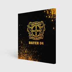 Холст квадратный Bayer 04 - gold gradient, цвет: 3D-принт