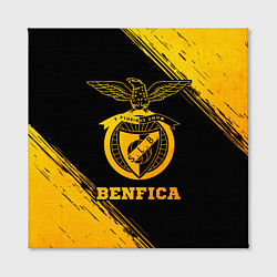 Холст квадратный Benfica - gold gradient, цвет: 3D-принт — фото 2
