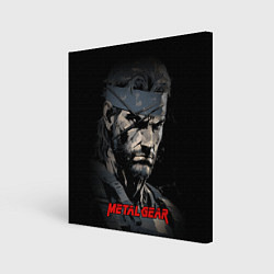 Холст квадратный Metal gear Venom Snake, цвет: 3D-принт