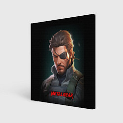 Холст квадратный Веном Снейк из игры Metal gear, цвет: 3D-принт