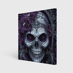 Картина квадратная Готический Череп гигантский