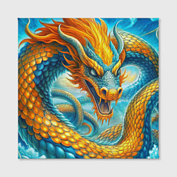 Холст квадратный Огромная змея, цвет: 3D-принт — фото 2