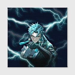 Холст квадратный Джиян - Грозовые волны, цвет: 3D-принт — фото 2