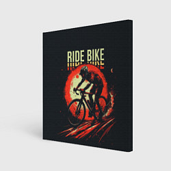 Картина квадратная Ride bike