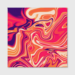 Холст квадратный Абстракция кислотно мраморный фон, цвет: 3D-принт — фото 2