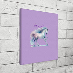 Холст квадратный Чаруй реальность на лавандовом, цвет: 3D-принт — фото 2