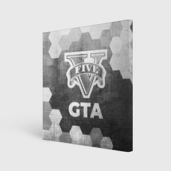 Картина квадратная GTA - grey gradient