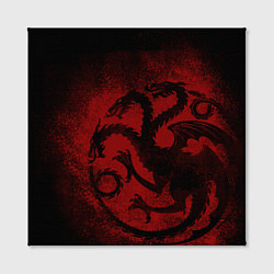 Холст квадратный Targaryen house Game of Thrones, цвет: 3D-принт — фото 2