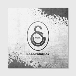 Холст квадратный Galatasaray - white gradient, цвет: 3D-принт — фото 2
