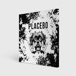 Картина квадратная Placebo - рок пес