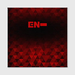 Холст квадратный Enhypen red poly, цвет: 3D-принт — фото 2
