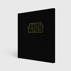 Холст квадратный Logo - Star Wars, цвет: 3D-принт