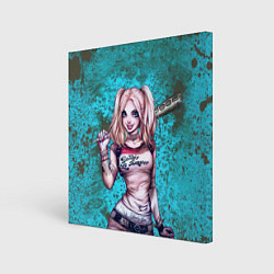Холст квадратный Harley Quinn, цвет: 3D-принт