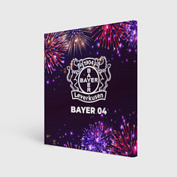 Холст квадратный Праздничный Bayer 04, цвет: 3D-принт