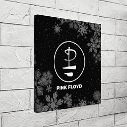 Холст квадратный Снежный Pink Floyd, цвет: 3D-принт — фото 2