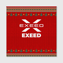 Холст квадратный Exeed new year, цвет: 3D-принт — фото 2
