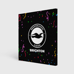 Холст квадратный Brighton конфети, цвет: 3D-принт