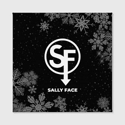 Холст квадратный Снежный Sally Face, цвет: 3D-принт — фото 2