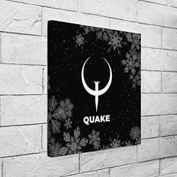 Холст квадратный Снежный Quake, цвет: 3D-принт — фото 2