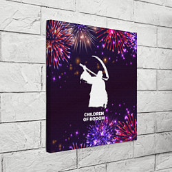 Холст квадратный Праздничный Children of Bodom, цвет: 3D-принт — фото 2