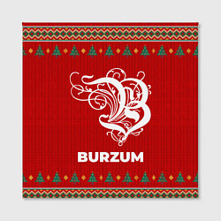Холст квадратный Burzum new year, цвет: 3D-принт — фото 2