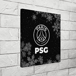 Холст квадратный Снежный PSG, цвет: 3D-принт — фото 2