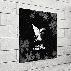 Холст квадратный Снежный Black Sabbath, цвет: 3D-принт — фото 2