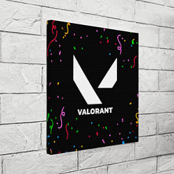Холст квадратный Valorant конфети, цвет: 3D-принт — фото 2